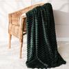 MIKOS Decorative Blanket - Bottle Green - 160x200cm