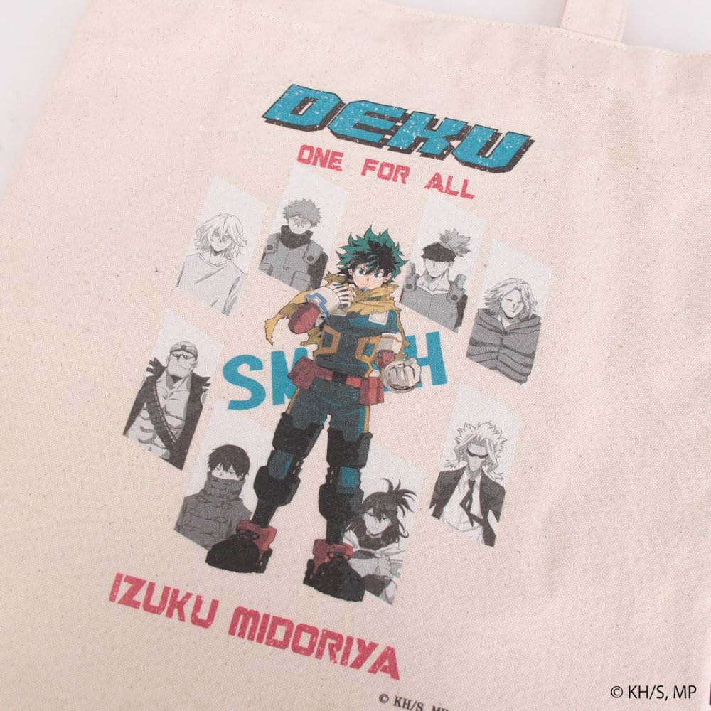 Mist Forza Tote Bag [My Hero Academia] Crack Print Canvas Tote ODHA20 Off-White