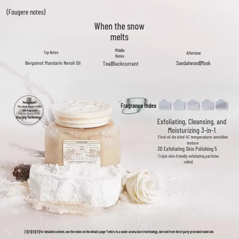 Runpei Melting Snow Moisturizing Body Scrub