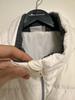 [USED] adidas Down Jacket with Knit Sweater, Sleeves, Size 100