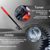 Rotating Wrench Tool Car Repair Tool Engine Speed Control Wheel Flywheel Turner Wrench 2002025 Replace Timing Belt Universal