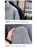 Men's Versatile Thick Knit Cardigan with Stand Collar Zipper - Autumn/Winter 2025 Warm Sweater