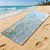 Marble Pattern Towel For Outdoor Camping Beach Towel Super Absorbent Quick-Drying Summer Towel