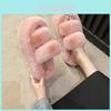 Stylish High-quality Thick Bottom 7cm Fuzzy Slippers For Women Ideal For Home Office Use
