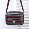 Multi Layer Messenger Bag Women 2024 Striped Canvas Single Bag Woman Mobile Phone Crossbody Bag Nylon Oxford Shoudler Bag