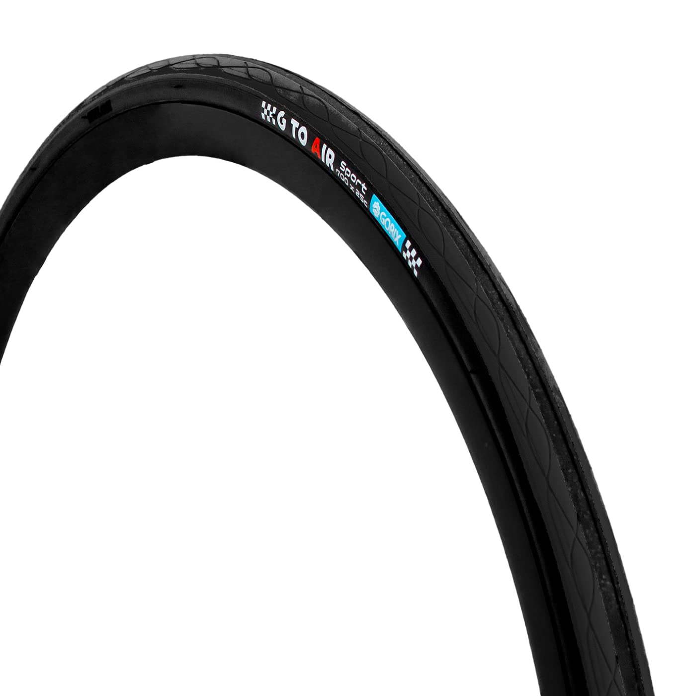 

GORIX Gtoair Edition Bicycle Tires for Cross Bikes, Road Bikes, and More [Clincher Bicycle Tires, Tire Replacement] (Black, 25c)