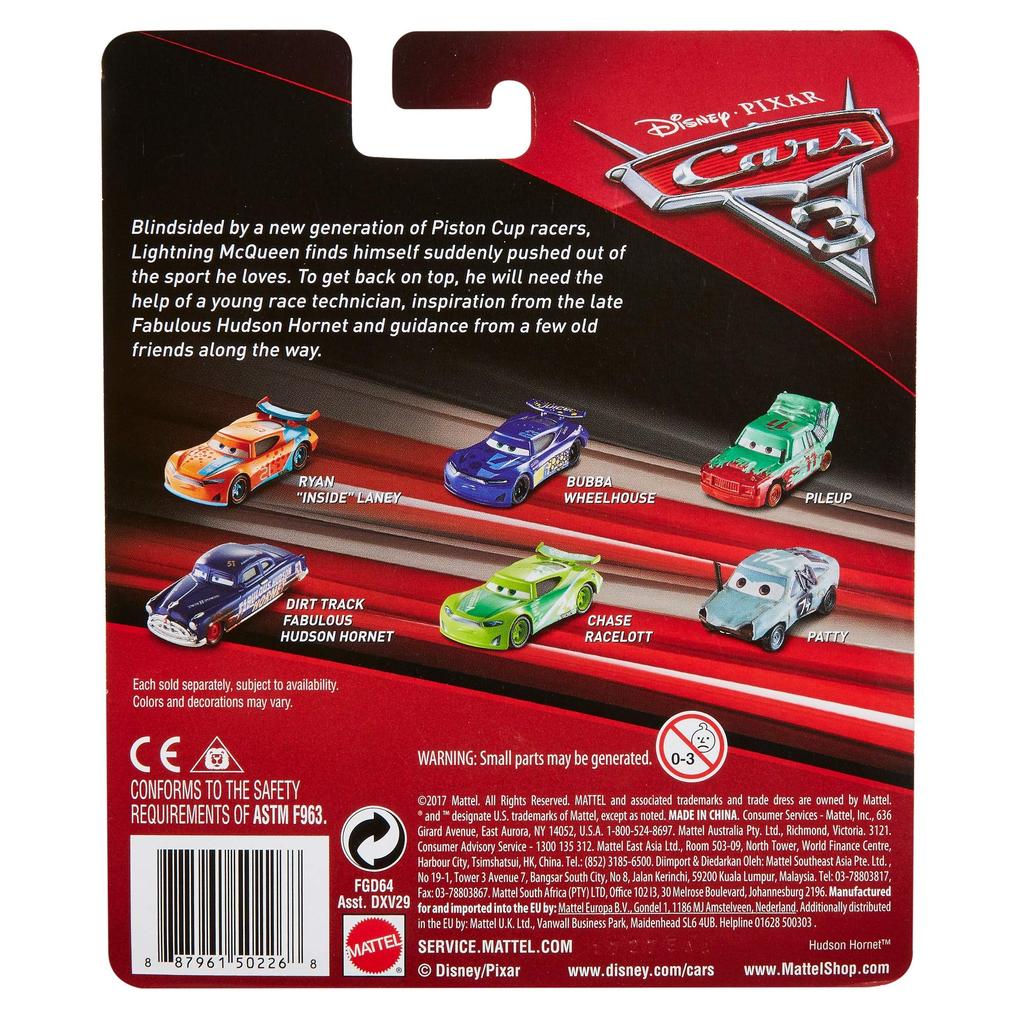 Cars 3: Crossroads Mattel 1:55 Diecast Miniature Car Pack: Rust-eze Lightning McQueen  MATTEL 2017 CARS 3 Rust-eze Lightning McQueen [Used] Disney
