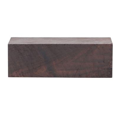 Ebenholz-Rohling, Holzschnitzblock, rechteckiger Holzblock für den Griff von DIY-Handwerksinstrumenten