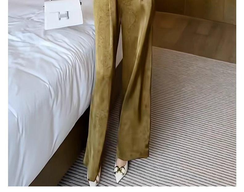 2025 New Korean Chic Women's Summer Suit - Loose Slim Drape Wide-Leg Pants Two-Piece