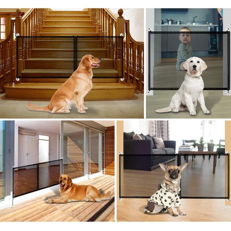 Dětský plot, Skládací drátěný plot, Izolační plot pro domácí mazlíčky, Balkónové dveře, Izolační síť pro děti