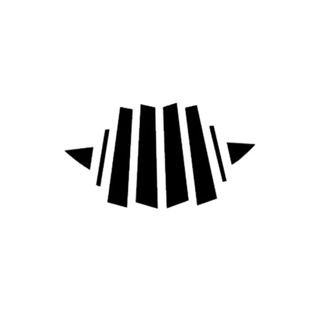 

Car Door Window Trim Cover for Toyota Prius 30 XW30 2010~2015 Black Carbon Fiber Chrome Sticker Pillar Posts Decal Accessories чорний