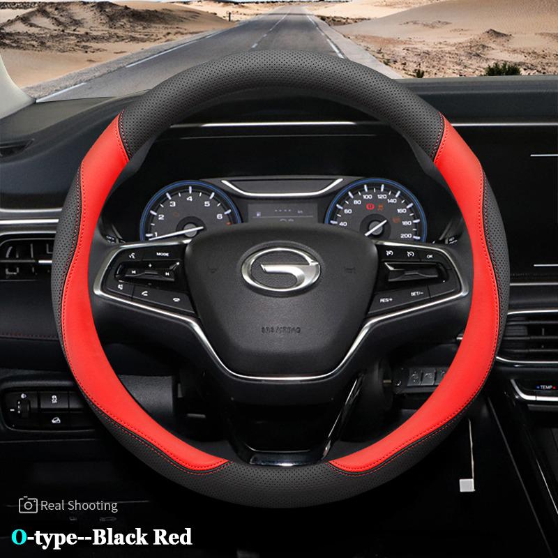 Car Steering Wheel Cover Wrap for GAC Trumpchi GS3 GS4 GS8 EMKOO M6 Pro M8 EMPOW E8 E9 ES9 Anti Slip Auto Accessories