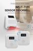 Smart Infrared Sensing Doorbell with Time Display, Multiple Ringtones, and LED Flash Reminder.