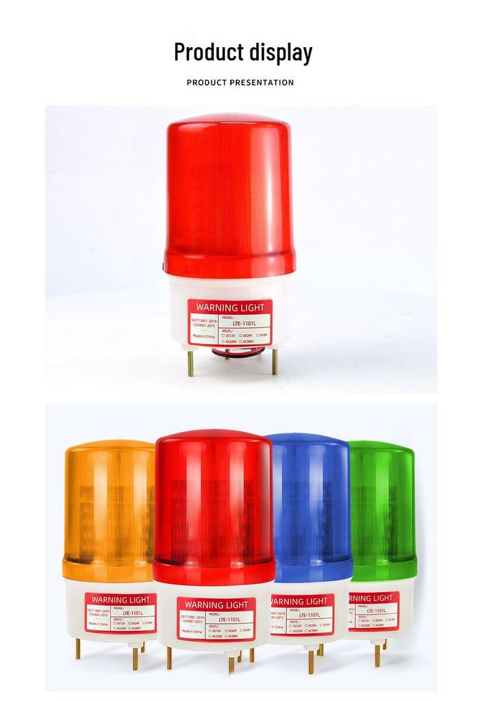 LTE-1101L Silent LED Rotating Warning Light