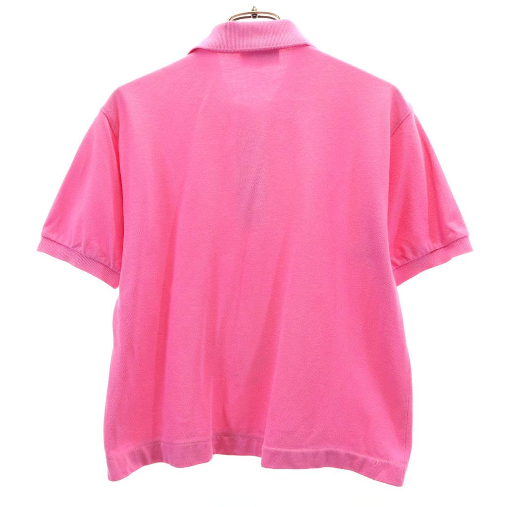 CHEMISE LACOSTE Short Sleeve Polo Shirt 3 Pink Fawn Men's Used