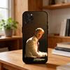 Funny Ryan Gosling Rapper Phone Case For iPhone17,16,15,14,13,12Plus,Pro Max,XS,5G Soft Silicone Black Cover