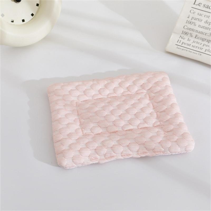 Small Animal Cooling Bed Mats With Antislip Base Multipurpose Hamster Cage Pad Ice Silk Fabric Easyly To Clean