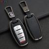 Zinc Alloy+Leather Auto Smart Key Fob Cover Case Protective Housing Remote Fit For Great Wall Poer GWM Vanguard Auto Key Fob Decoration Housing