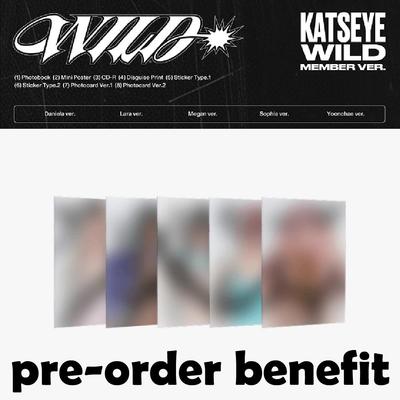 Pre-ordine KATSEYE WILD Album Member ver. & POB Weverse