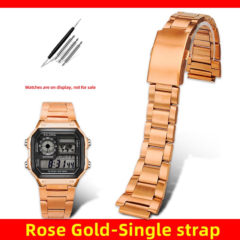 

Мод-комплект AE1200 корпус для Casio 3299 AE-1200 AE-1300 нержавіюча сталь безель металевий ремінець Браслет дзеркало водонепроникне кільце гвинти Деталі For AE1200-AE1300