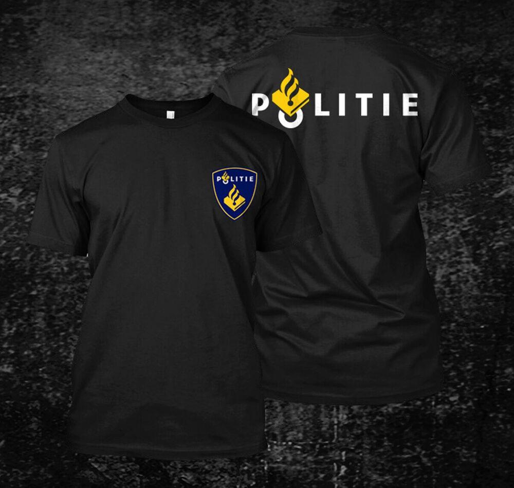 

Черная футболка унисекс Politie Swat Police, Нидерланды, Голландия, на заказ