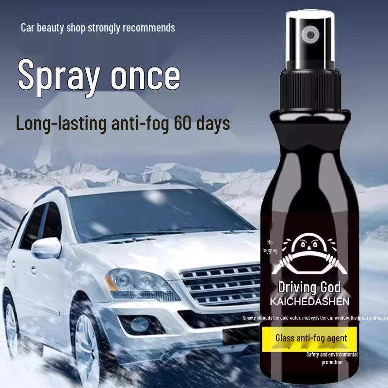 Long-lasting Anti-fog Rainproof Spray for Car Windshields, Windows, and Mirrors