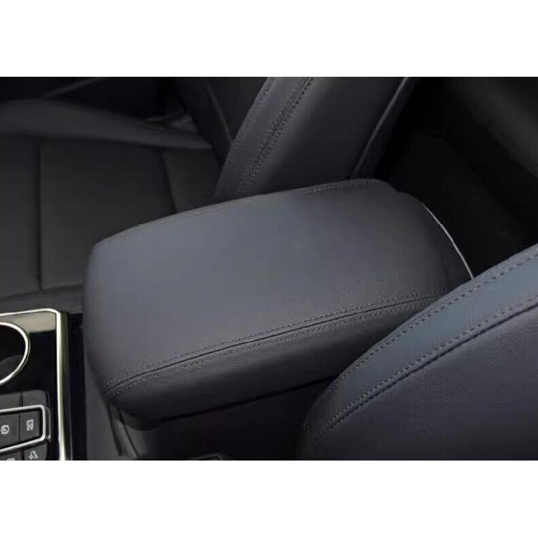 For Kia Sportage 17-2022 Black Leather Center Console Armrest Lid Box Cover
