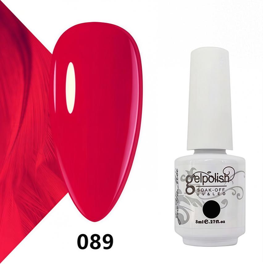 Amber Gel Polish Set: Gel Polish Manicure Kit with Whitening, Base Coat, and Sealer.