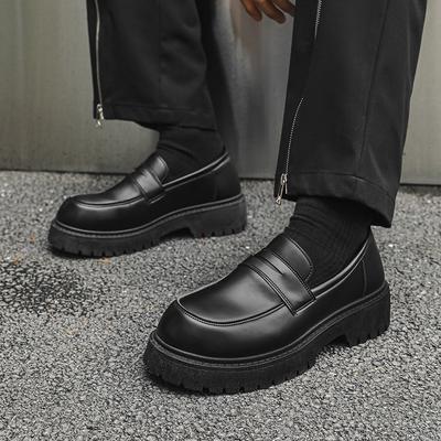 Herren Qualität Auswahl Lederschuhe Lässig Mode Retro Herren Derby Schuhe Trendige Plateau High-End Slipper Zapatillas Hombre