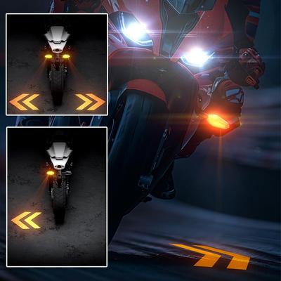 Motosiklet Projeksiyon Sinyali Motosiklet Zemin Işığı Uyarı Ortam Dönüş Yüksek Parlaklıkta Renkli Işık LED Işık Z8E9