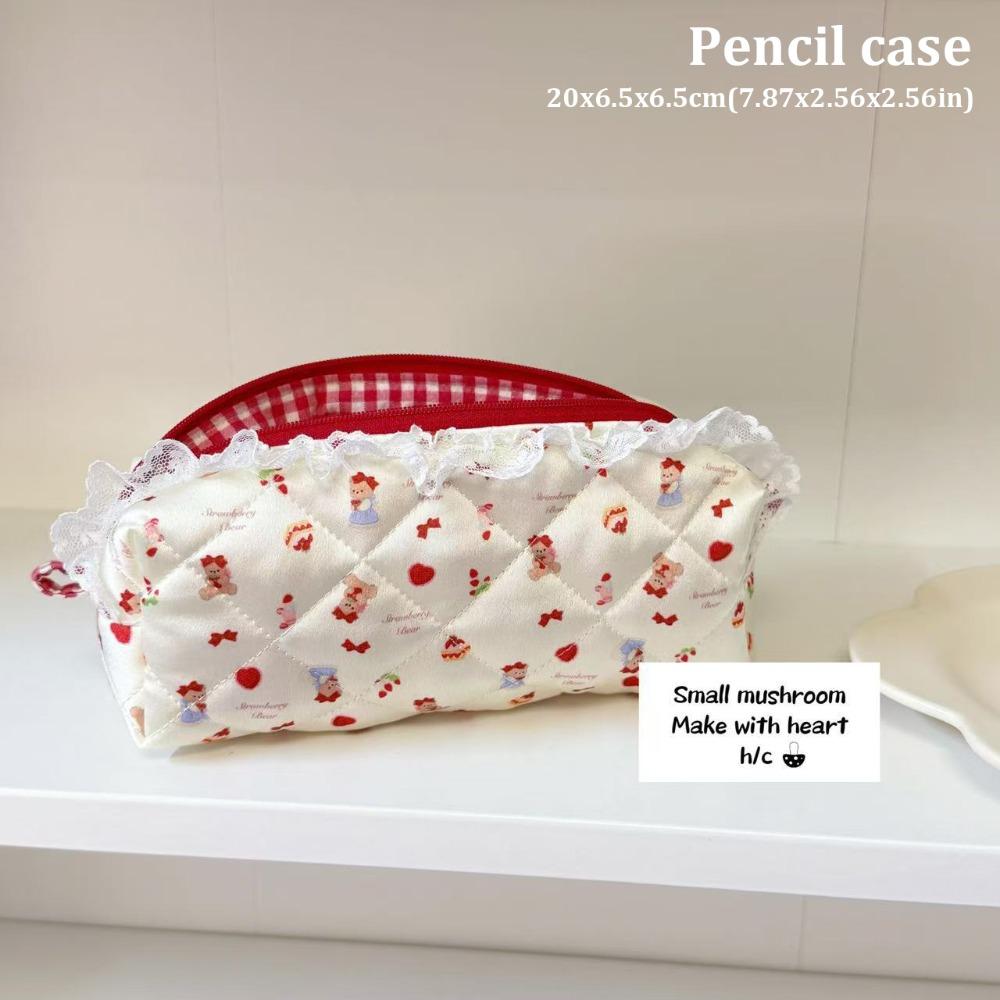 

Cotton Desktop Storage Box Large Capacity Pencil Case Ins Storage Basket Home Supplies 05