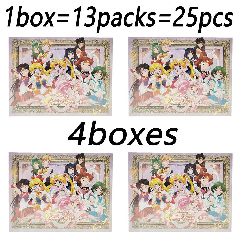 Sailor Moon Collection Cards for Fan Friends Magical Girl Exquisite Relief Unique Design Character Portrait Cards Gift