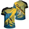 Bahamas Flag National Emblem 3D Printing Cross-border New Men's Short-sleeved T-shirt Factory Direct Sales Foreign Trade Supply Wholesale