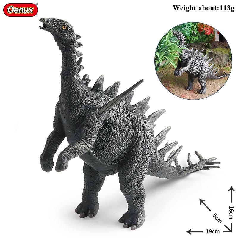 Oenux Jurassic Dinosaurus Indominus Rex Mosasaurus Saichania Dilophosauridae Spinosaurus Modell Actionfigurer Samling Leke for Barn