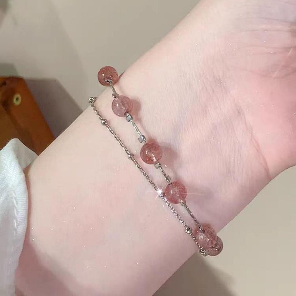 Exquisite Saturn Pearl & Zircon Bracelet for Women - Luxury Niche Jewelry