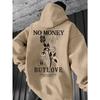 Men's Loose Casual Pullover Hoodie Street Fashion Printed Top
