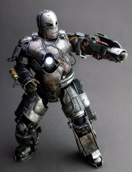 Movie Masterpiece Iron Man Scale Figure Iron Man Mark 1 1/6