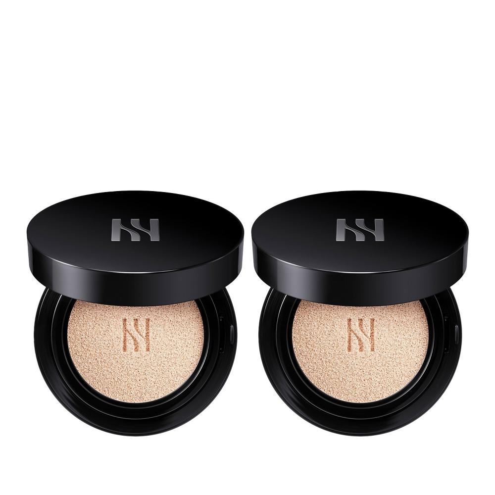 Hera Black Cushion Foundation 21n1 Duo Projection Set 15g 4
