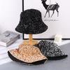 Retro Trend Full Edition Sequin Fisherman Hat Suitable for Ladies Stage Performance Street Photo Travel