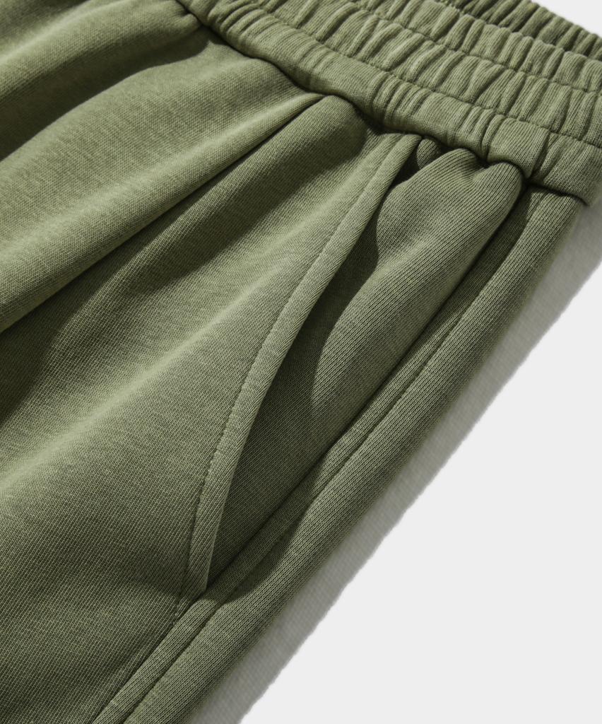 Dimiteulibeullaeg Vlad One-Pleat Pigment Fade Wash Sweatpants_Olive