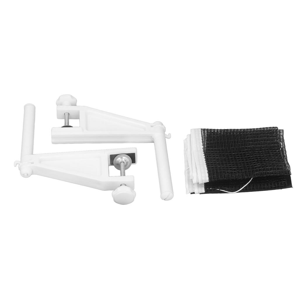 Table Tennis Net and Post Set Folding Adjustable Easy Setup Portable Table Tennis Mesh Net with