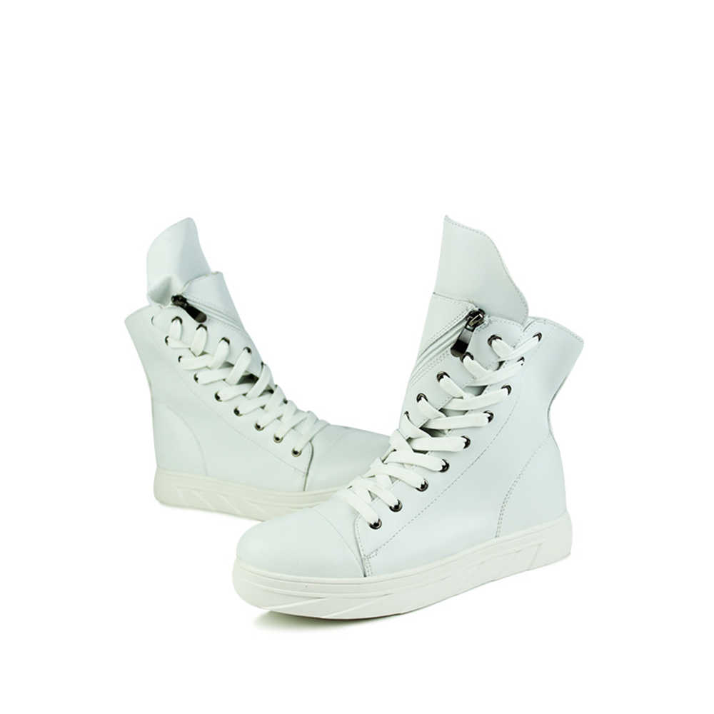 Zip Up High Cut Men's Luxury Brand Shoes Skateboarding Men's Trnis Sneakers For Men 43 Sports Cosplay Small Price