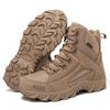 Men's Plus Size Fleece-Lined Combat High-Top Boots - Outdoor Casual Winter Hiking Shoes, 2025 Model