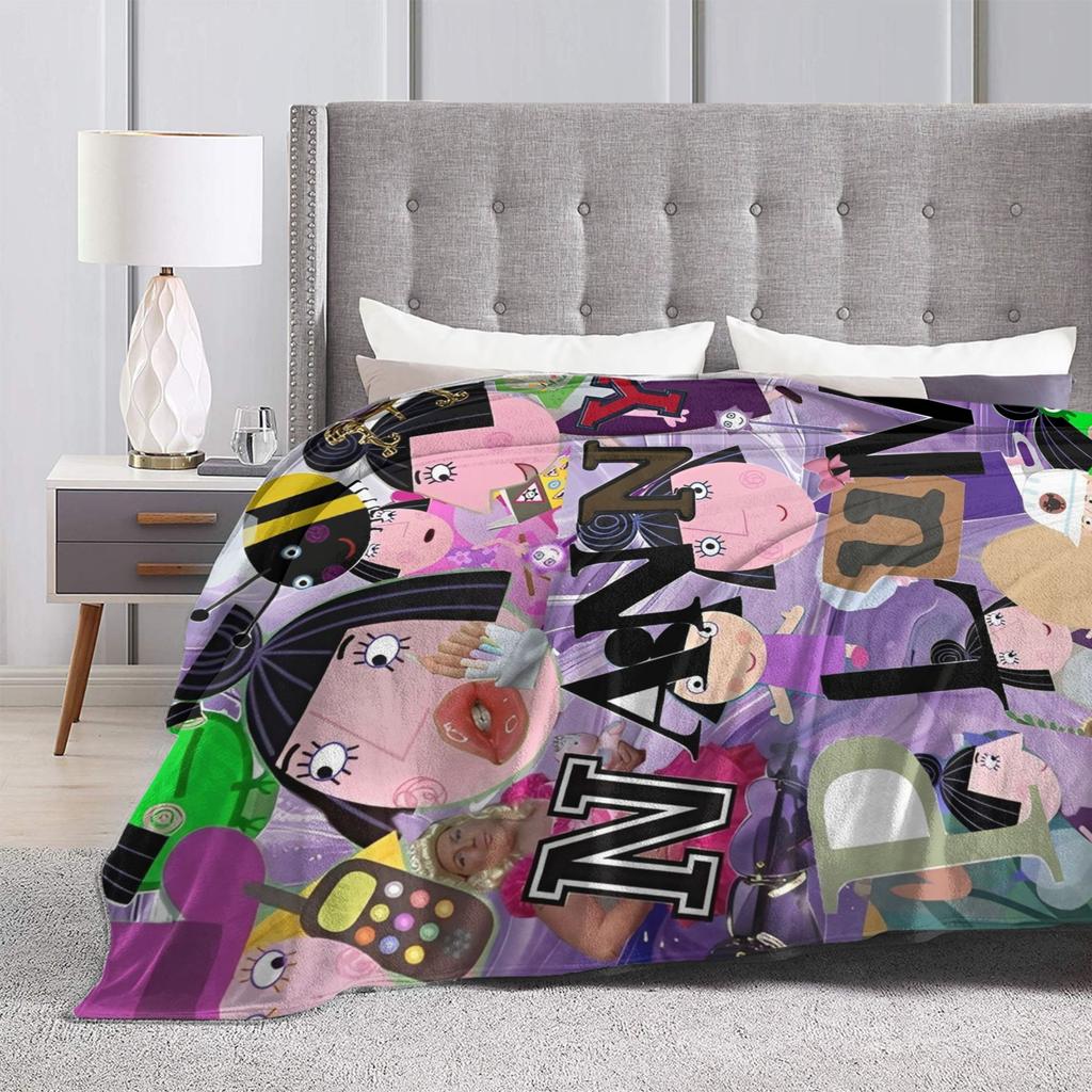 Ben And Holly'S Little Kingdom Blanket Plush Awesome Warm Throw Blanket For Bedspread Textile Decor