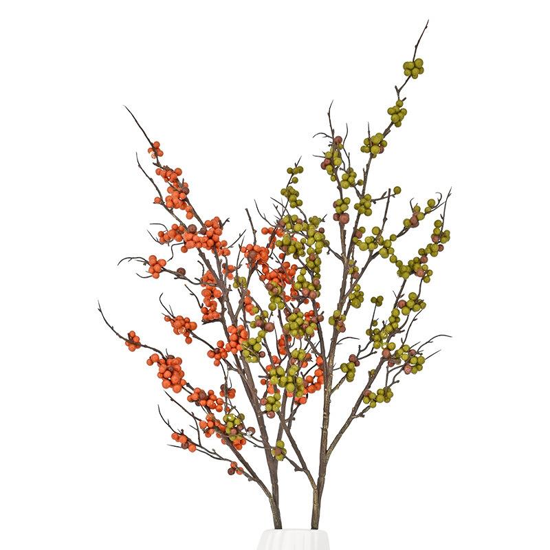 Simulation Dry Burning Flower Series Bean Branch Berry Branch Dried Flower Ins Wind Home Decoration
