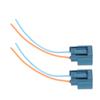 2pcs Headlight Connector Reliable Durable Quick Installation Portable Convenient Replaceable Wiring