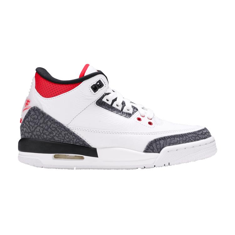 Jordan 3 Retro SE-T JP Fire Red Denim (GS) 36