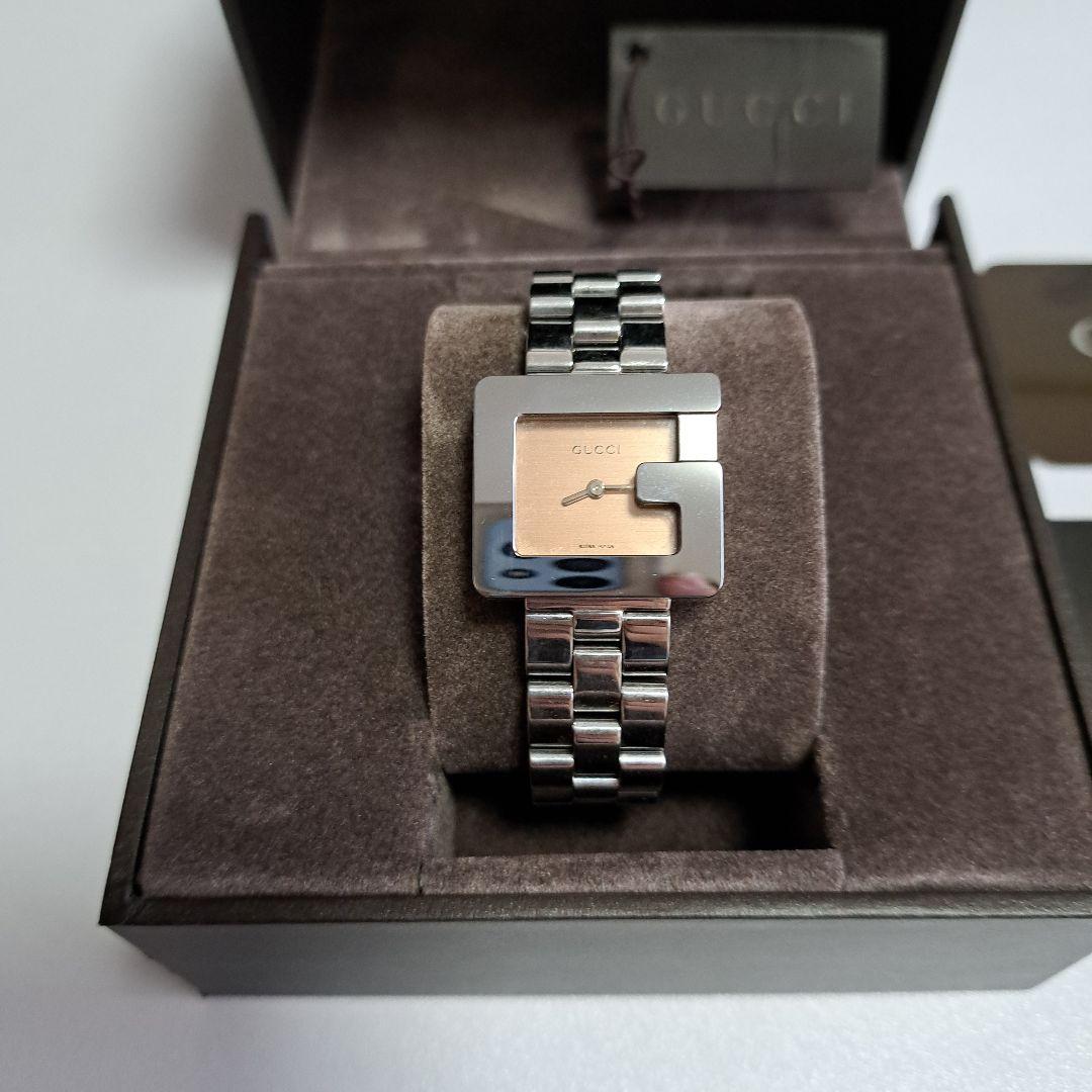 Used Working item Gucci Quartz 3600L G Face Pink Ladies Watch
