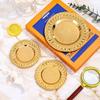 2Pcs European Fruit Plate Living Room Home Coffee Table Tea Snacks Dried Fruit Snack Dishes Storage Tray.