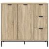 Sideboard Sonoma Oak 89.5 x 33 x 82 cm Engineered Wood